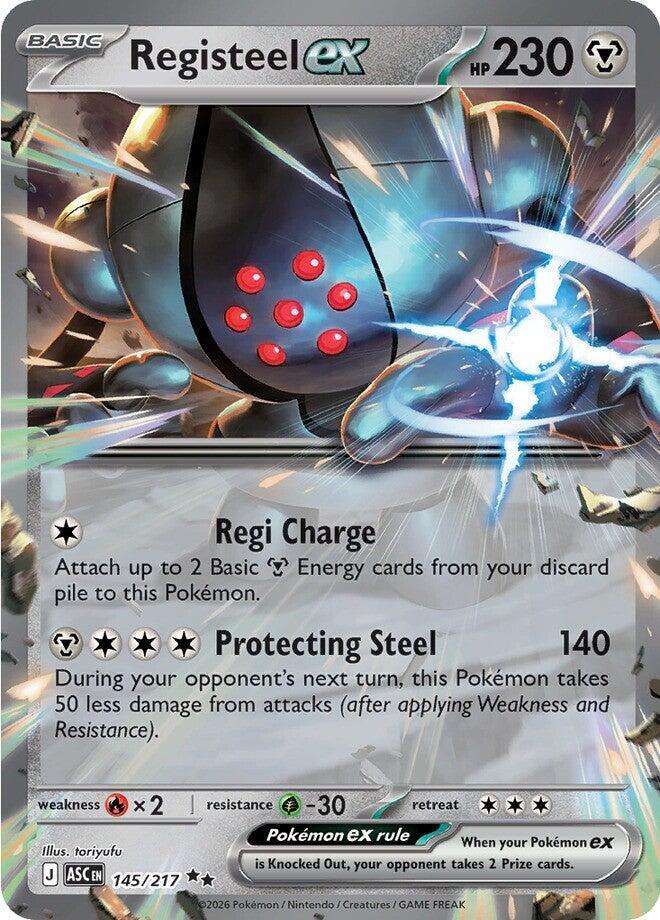 Registeel ex - 145/217 Ascended Heroes