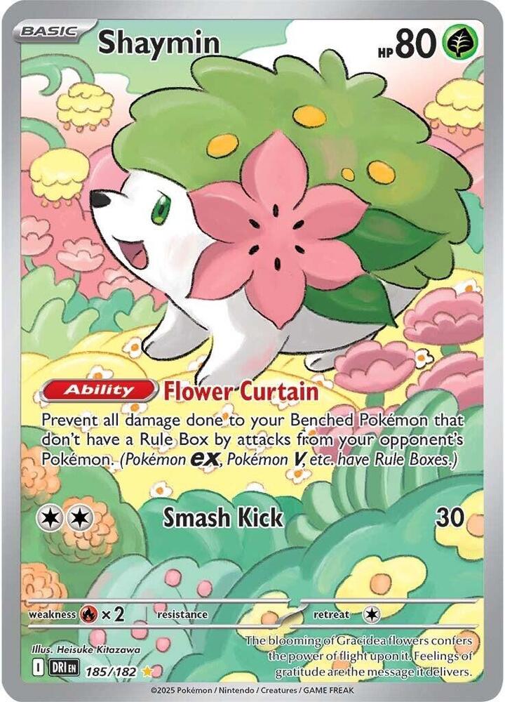 Shaymin - 185/182 Destined Rivals Illustration Rare