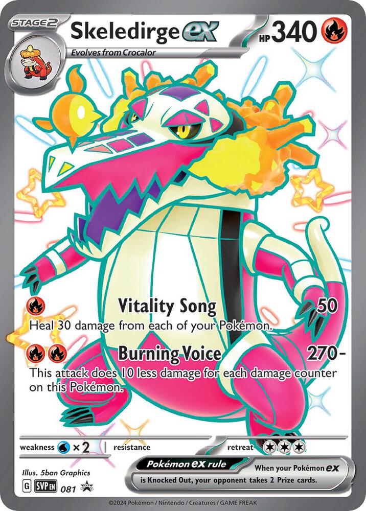 Skeledirge EX - Scarlet & Violet 081 Shiny Promo