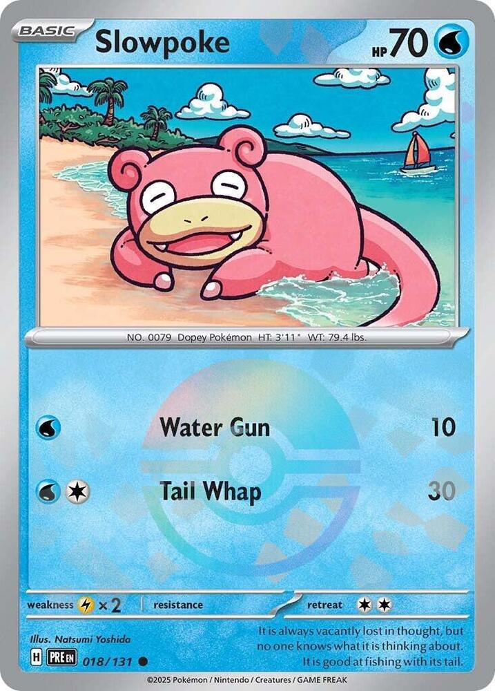 Slowpoke - Prismatic Evolutions 018/131 Poke Ball Holo