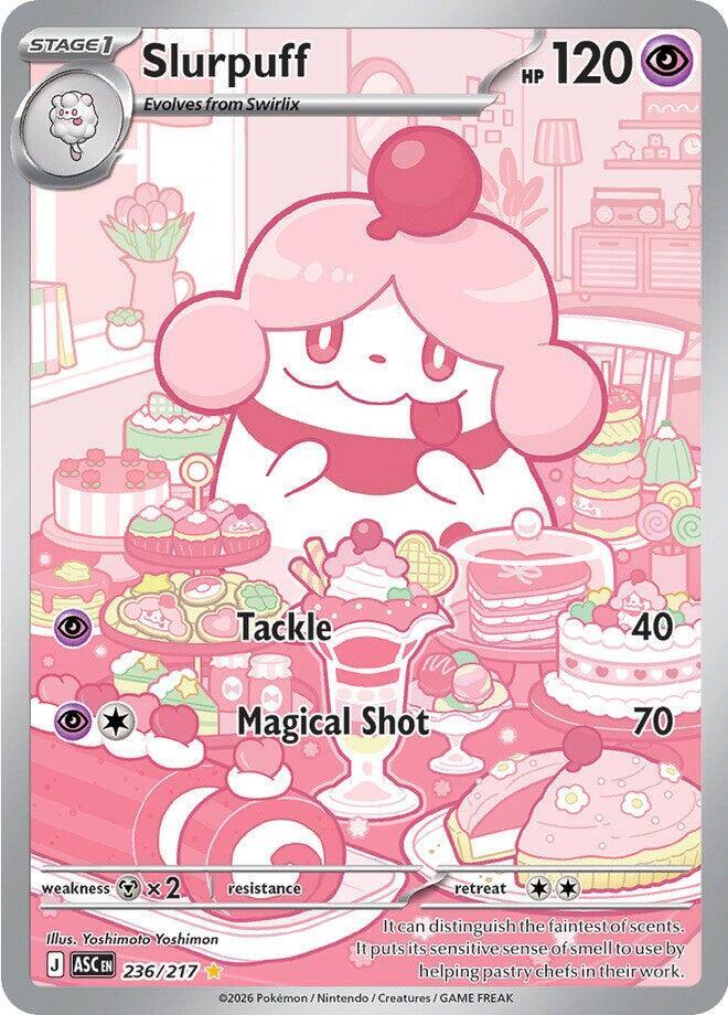Slurpuff - 236/217 Ascended Heroes Illustration Rare