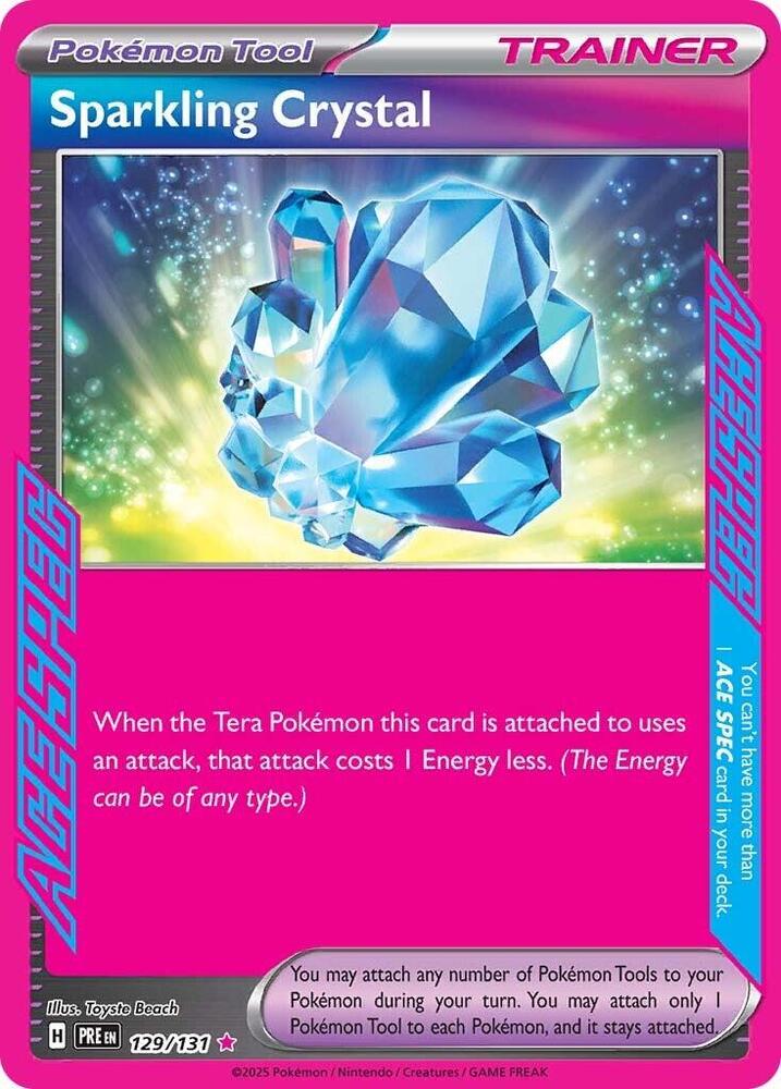 Sparkling Crystal - Prismatic Evolutions 129/131 Ace Spec Rare