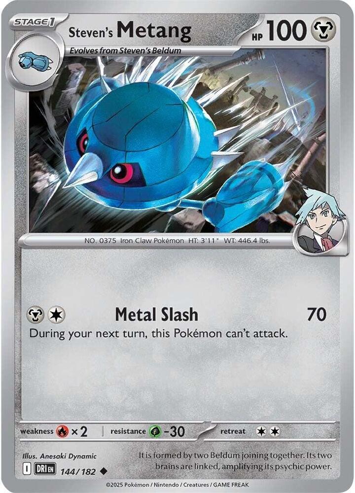 Steven's Metang - Destined Rivals 144/182 Uncommon
