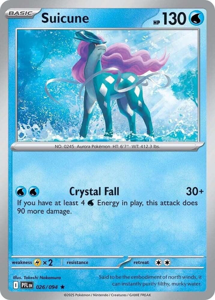 Suicune - 026/094 Phantasmal Flames