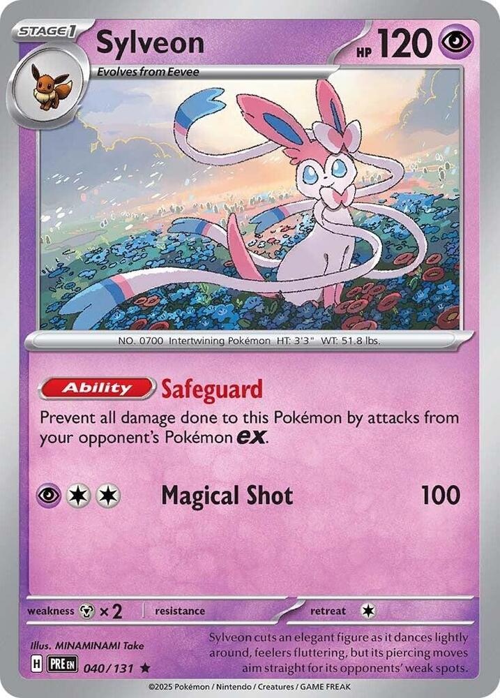 Sylveon - Prismatic Evolutions 040/131 Holo Rare