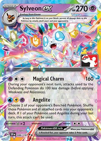 Sylveon ex - 086/191 De Liga / Prize Pack - Español