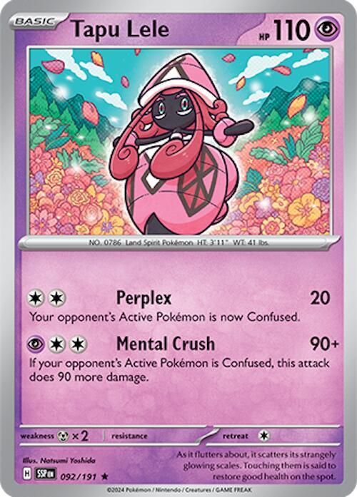 Tapu Lele - Surging Sparks 092/191 Holo Rare