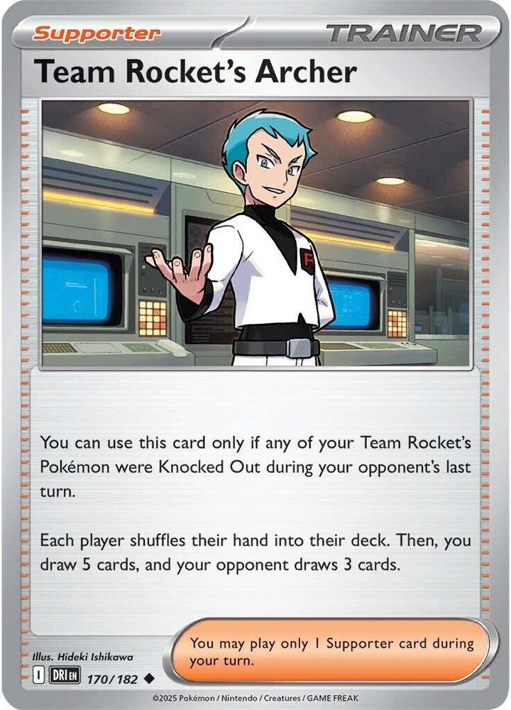 Team Rocket's Archer - Destined Rivals 170/182 Uncommon