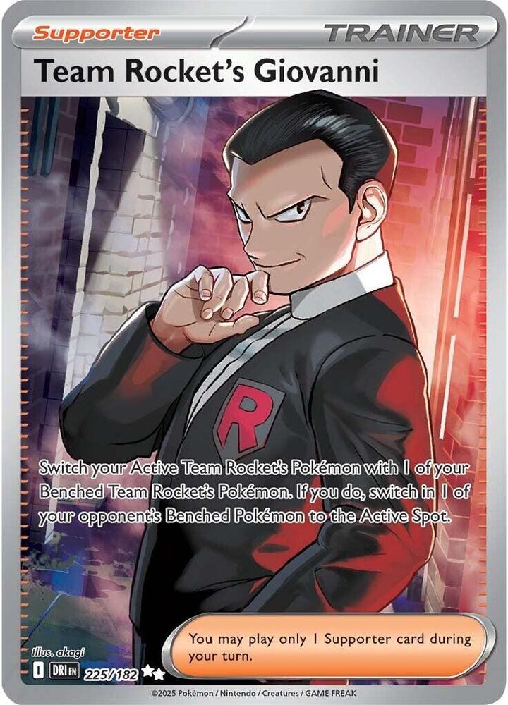 Team Rocket's Giovanni - 225/182 Destined Rivals Ultra Rare
