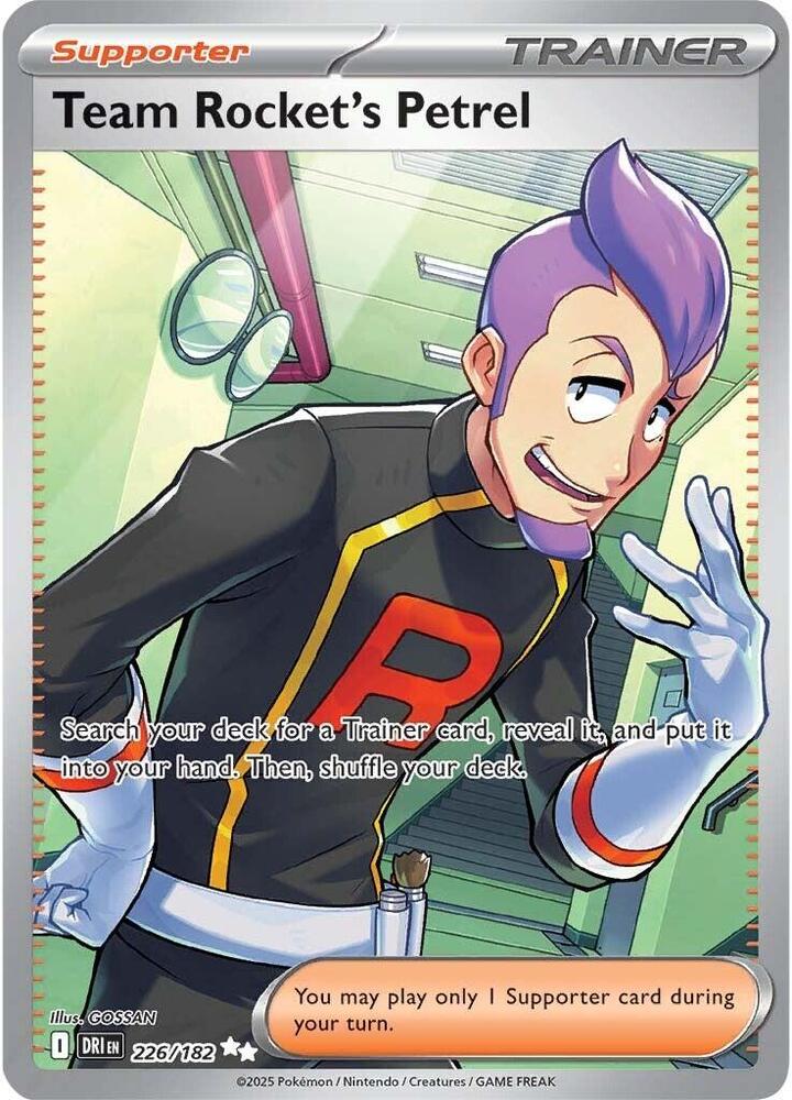 Team Rocket's Petrel - 226/182 Destined Rivals Ultra Rare