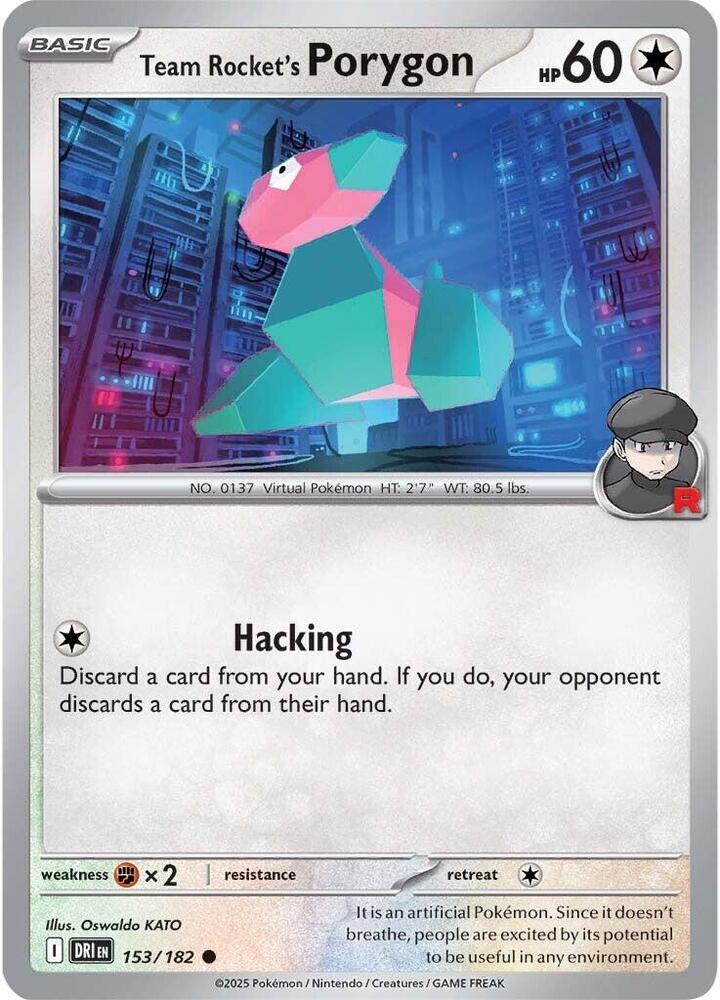Team Rocket's Porygon - 153/182 Destined Rivals