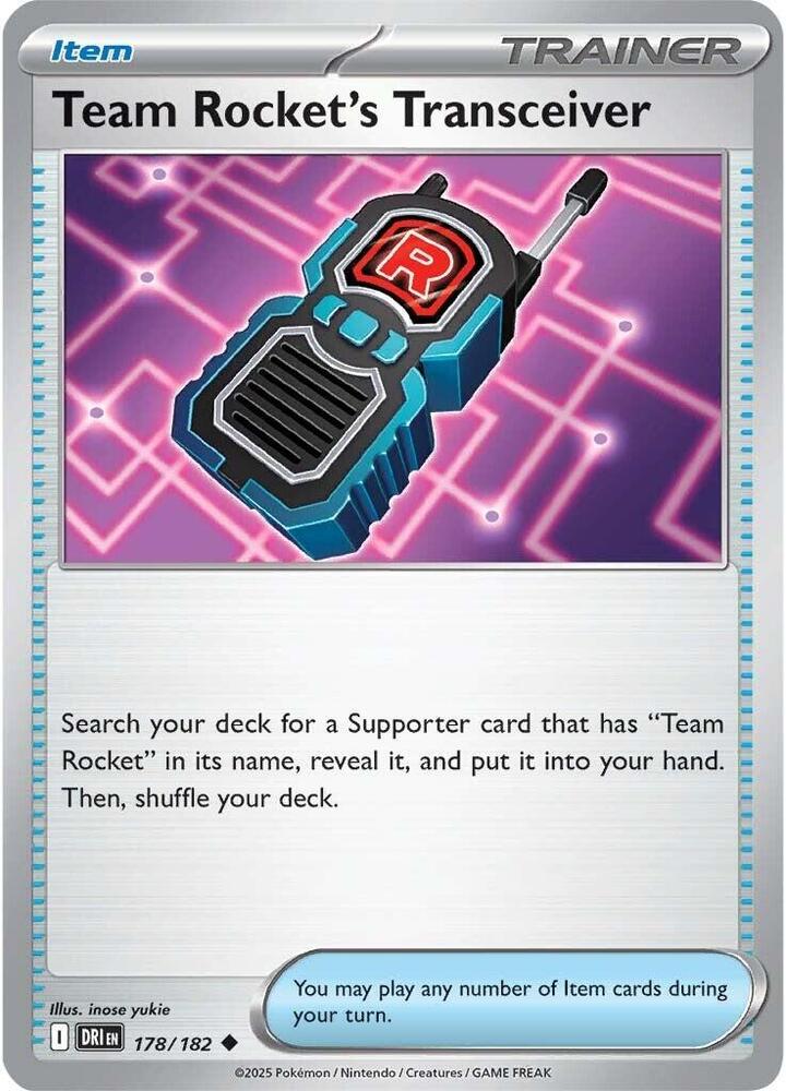 Team Rocket's Transceiver - Destined Rivals 178/182 Uncommon