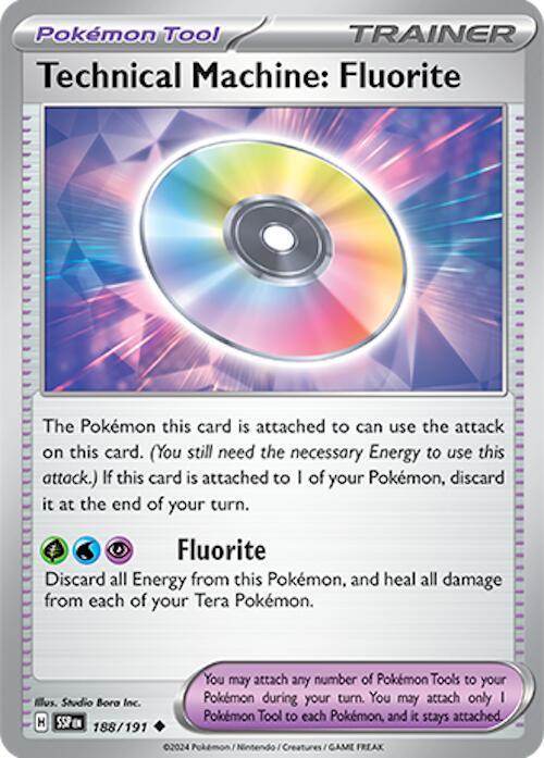 Technical Machine: Fluorite - Surging Sparks 188/191 Uncommon