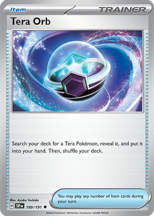 Tera Orb - Surging Sparks 189/191 Uncommon