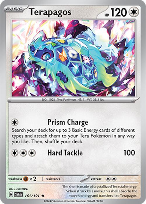 Terapagos - Surging Sparks 161/191 Rare