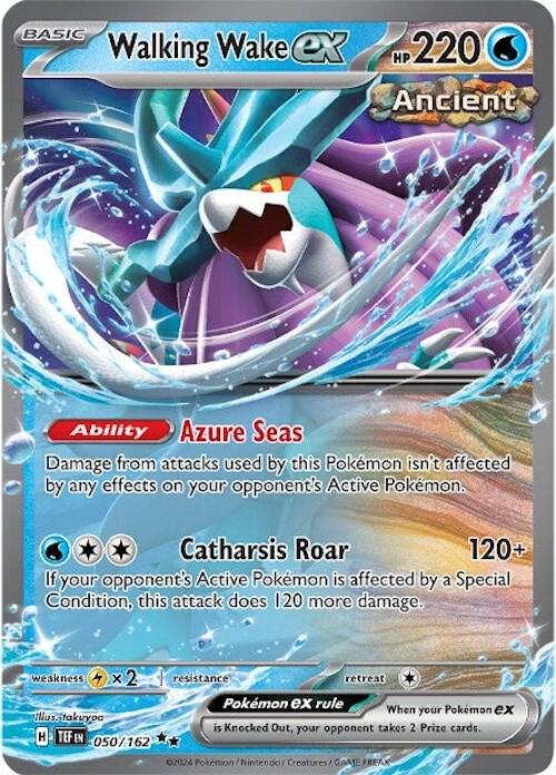 Walking Wake ex - 050/162 Temporal Forces Double Rare