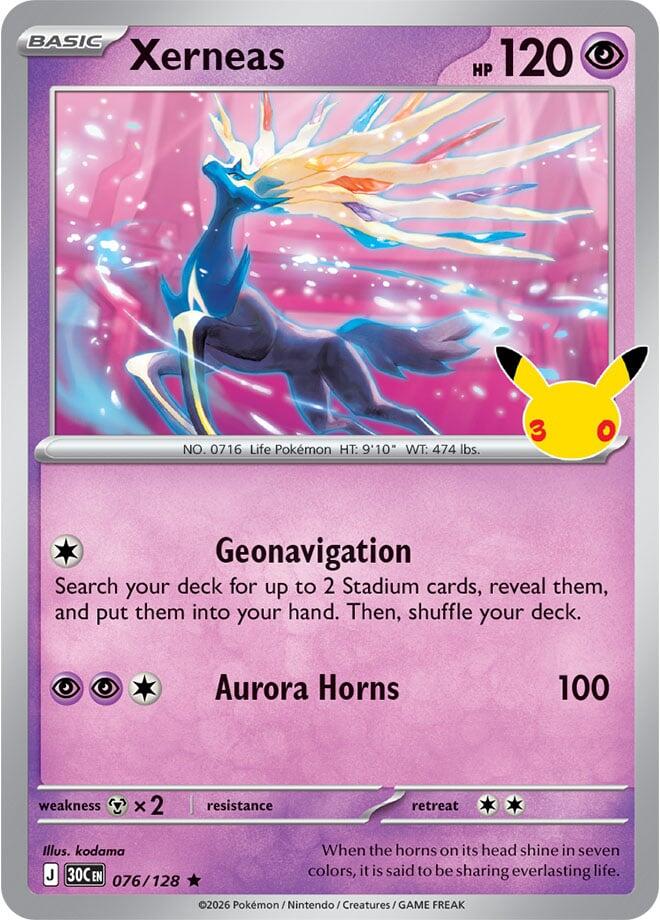 Xerneas - 076/128 30th Celebration