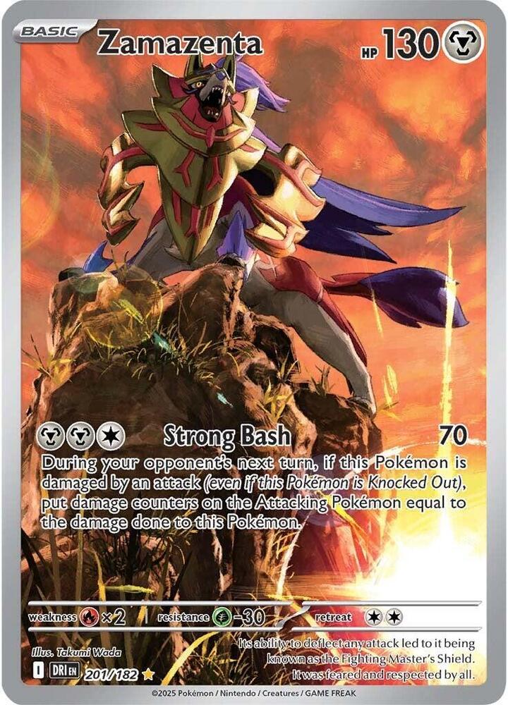 Zamazenta - 201/182 Destined Rivals Illustration Rare