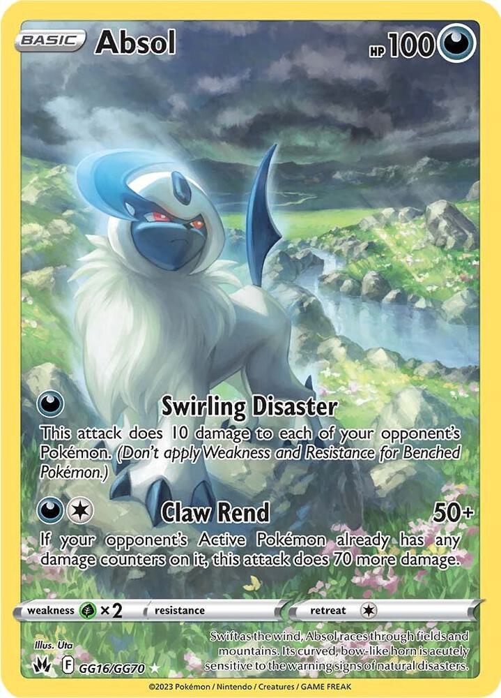 Absol - Crown Zenith GG16/GG70 Ultra Rare