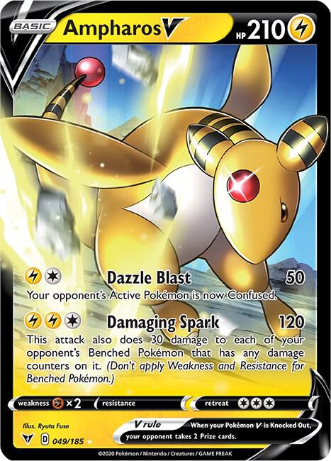 Ampharos V - Vivid Voltage 049/185 Ultra rare
