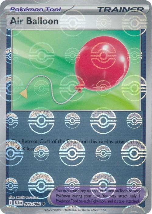 Air Balloon - 079/086 Black Bolt Poke Ball Holo