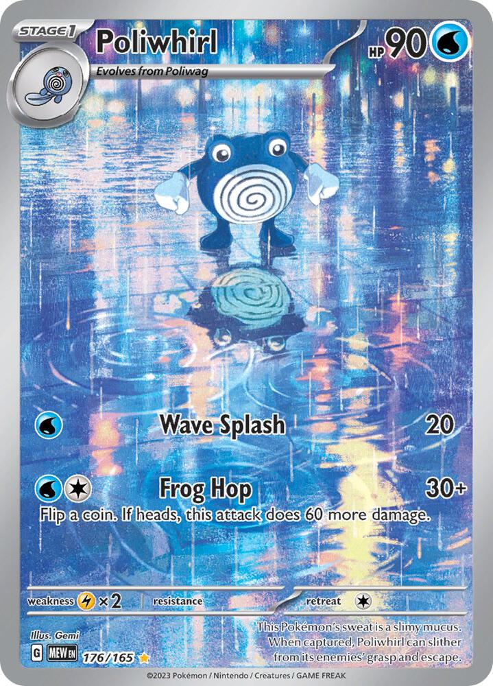 Poliwhirl - 176/165 Scarlet & Violet 151 Illustration Rare