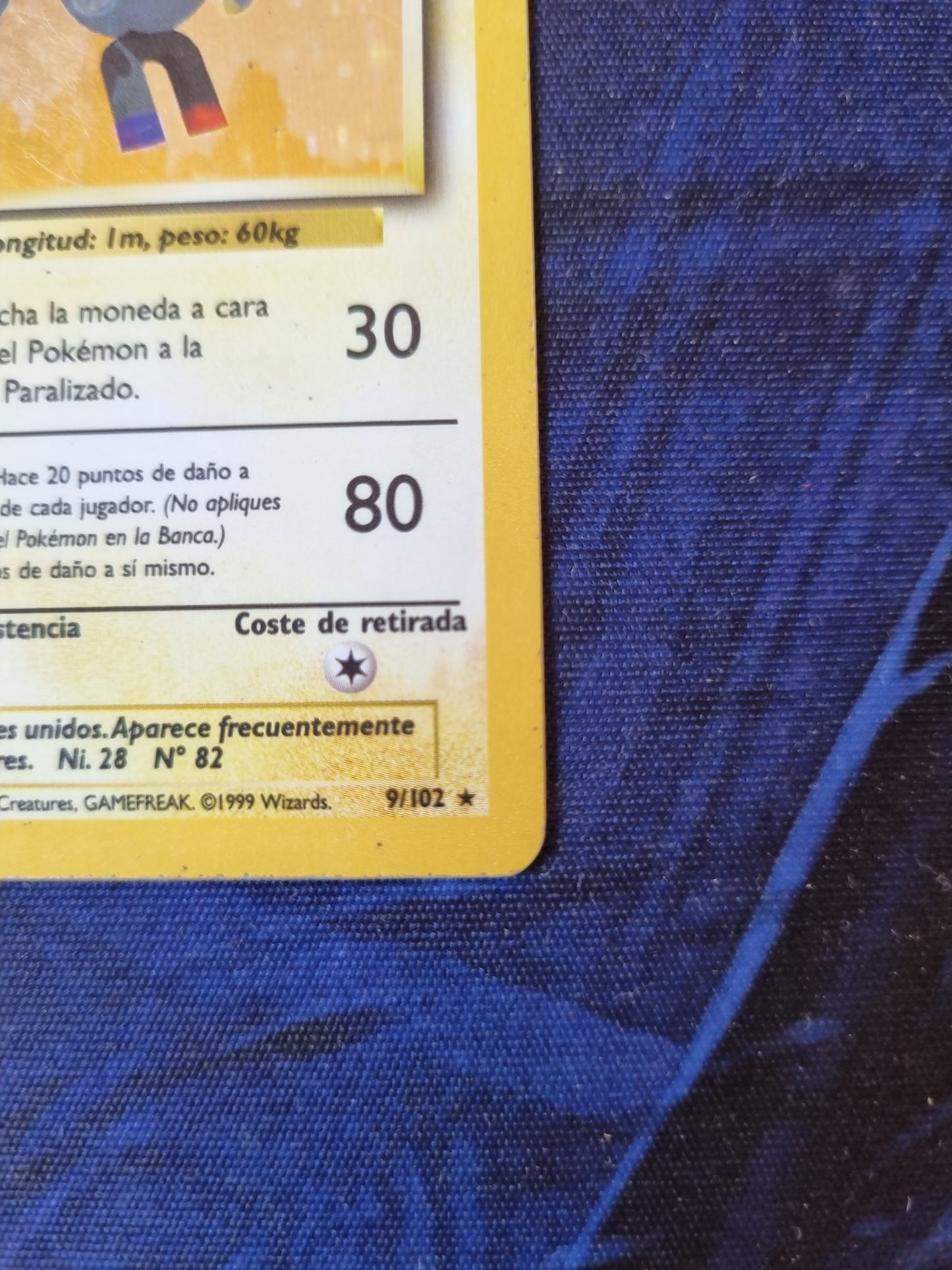 Magneton 1era Edición - 9/102 Base Set 1999 Holo Rare - Español