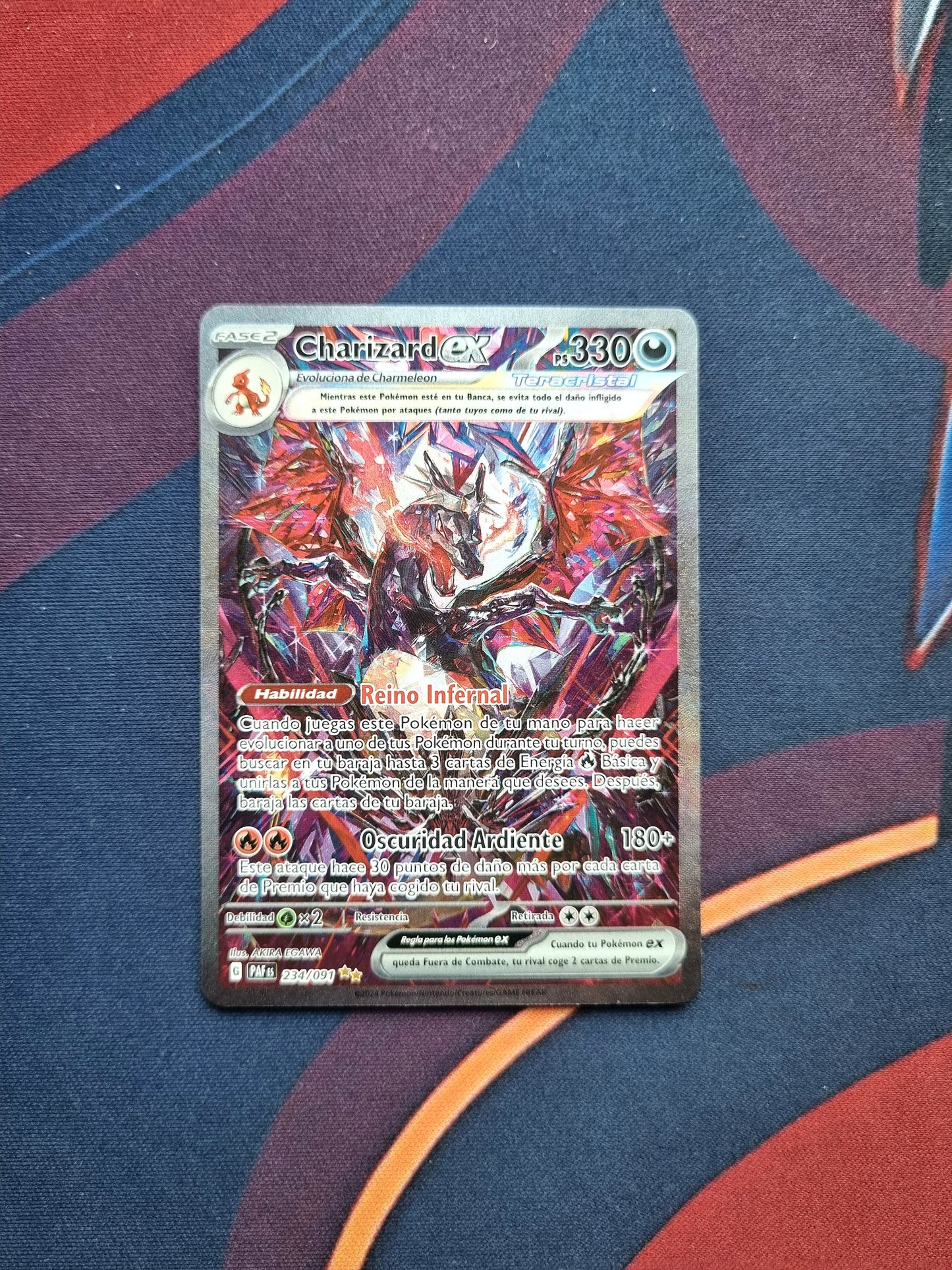 Charizard EX - 234/091 Paldean Fates Special Illustration Rare - Español