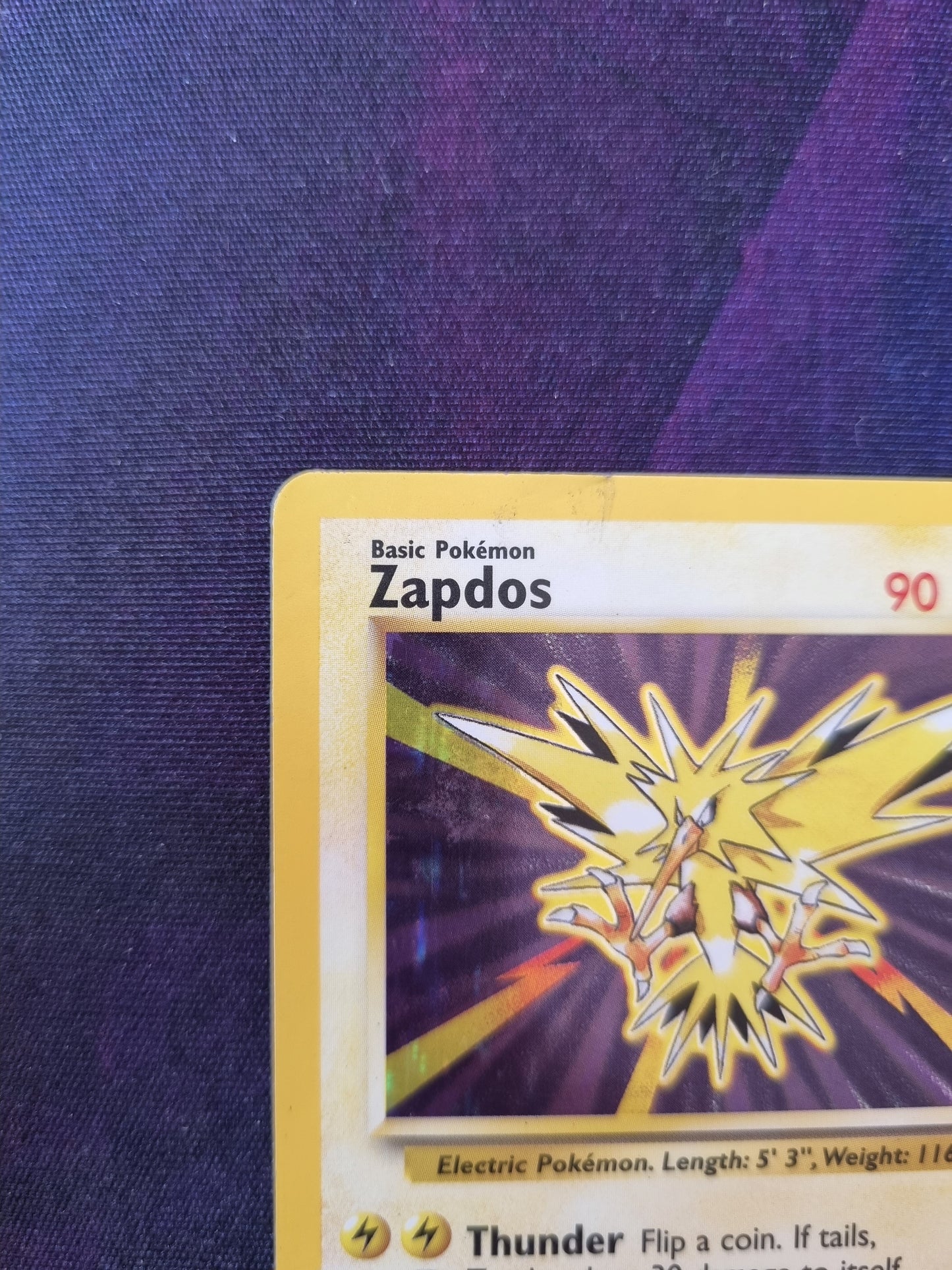 Zapdos - 16/102 Base Set Holo Rare - Inglés