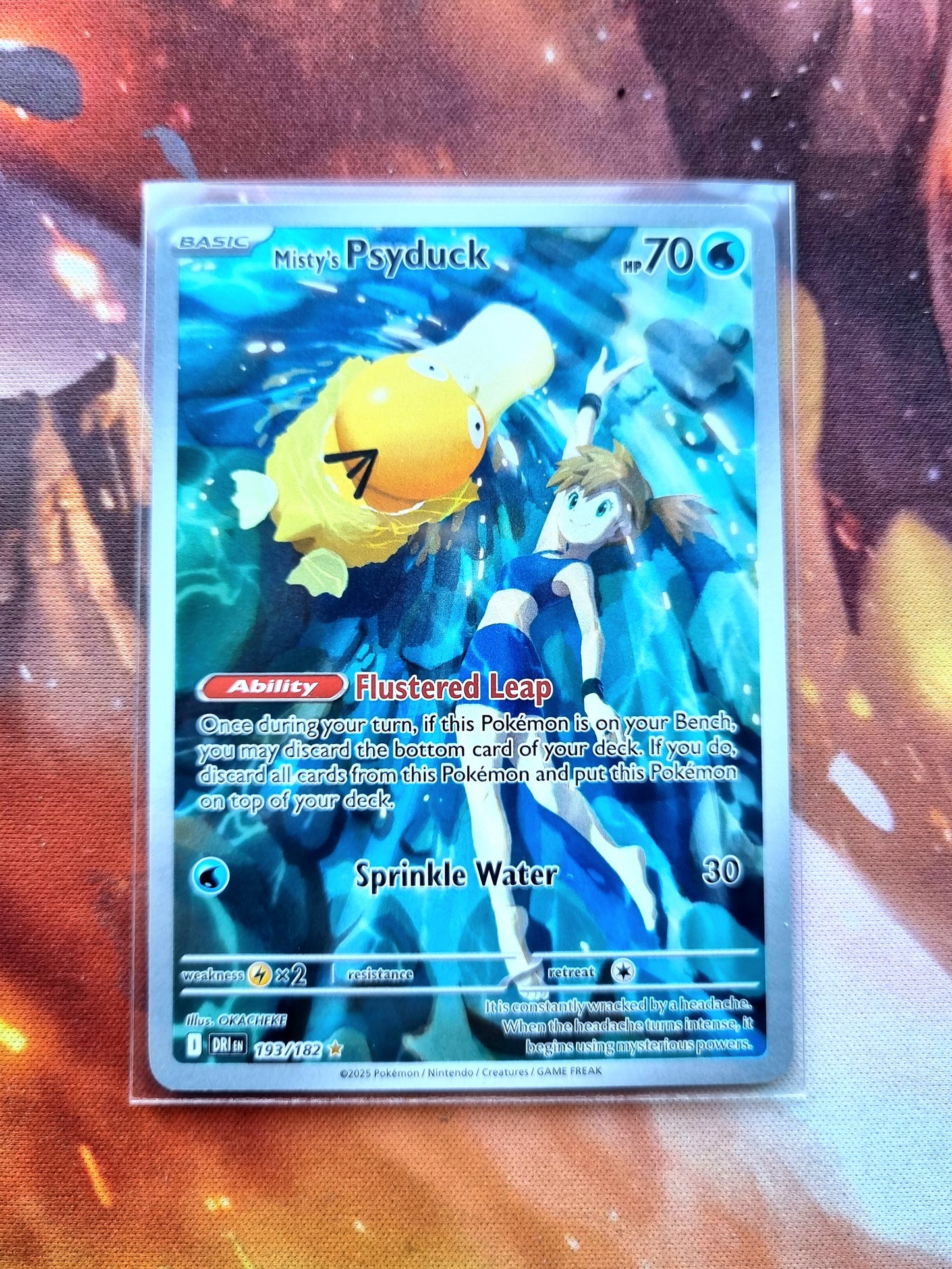 Misty's Psyduck - 193/182 Destined Rivals Illustration Rare