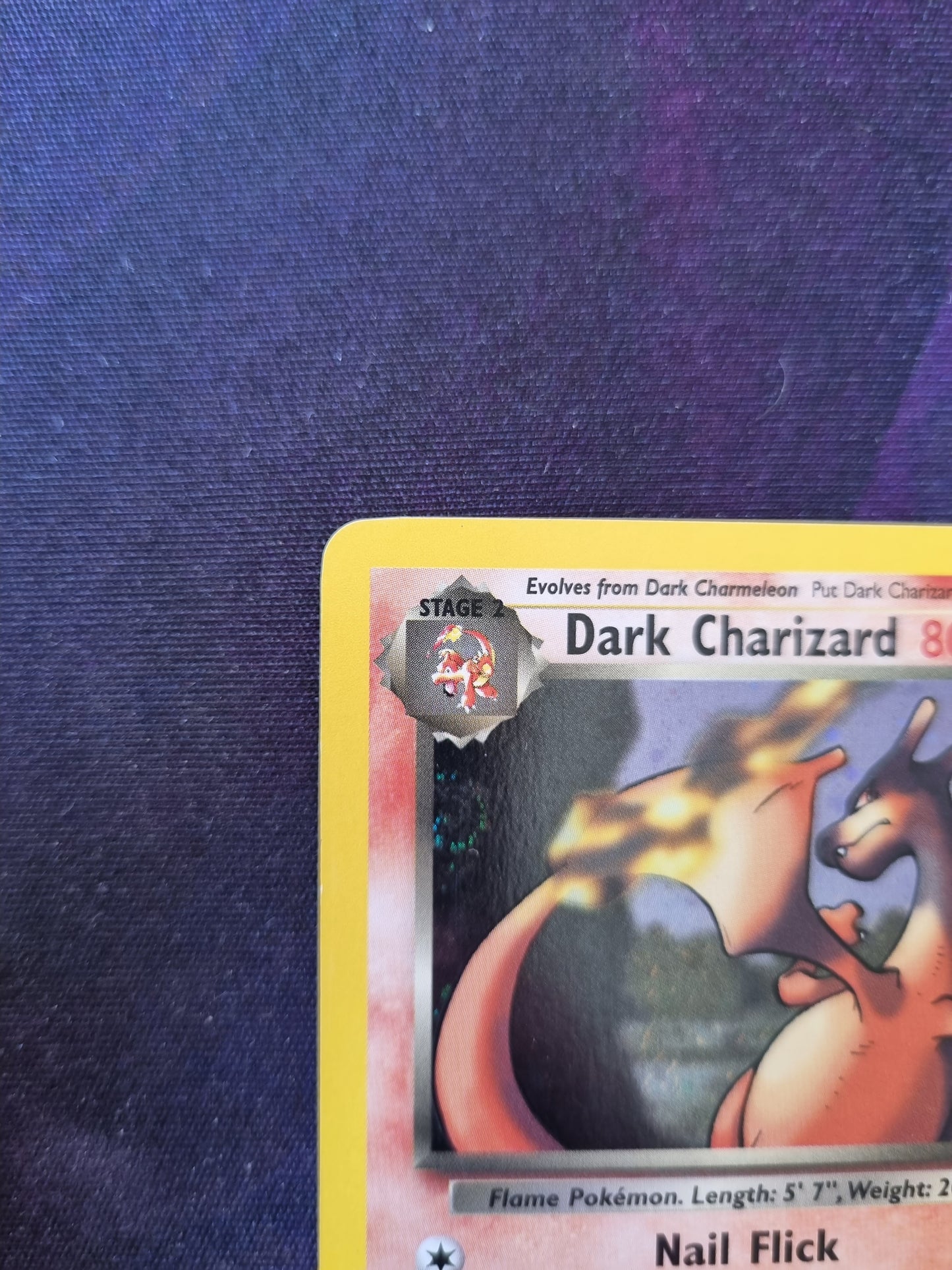 Dark Charizard - 8/82 Team Rocket Holo Rare - Inglés