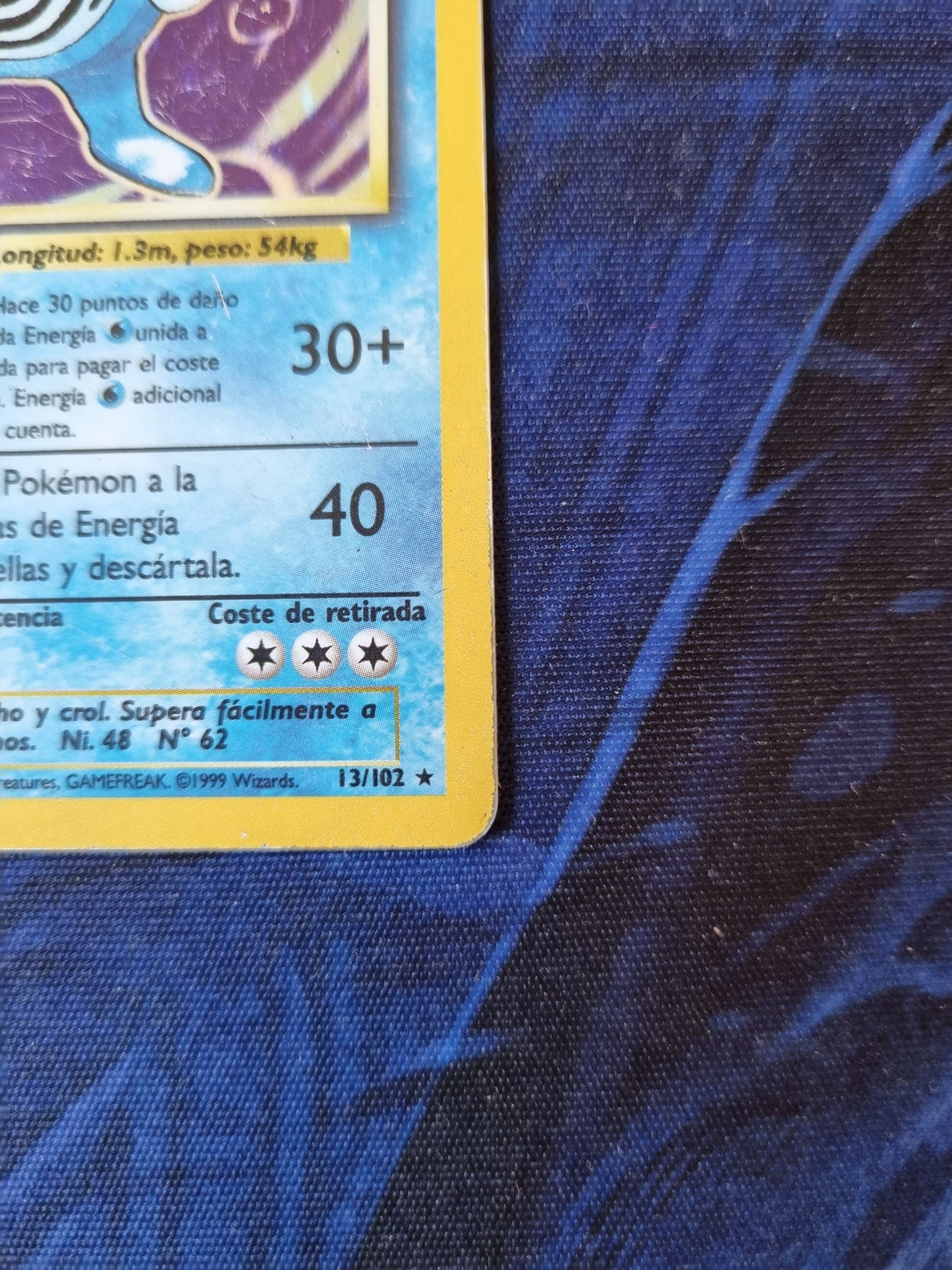 Poliwrath 1era Edición - 13/102 Base Set 1999 Holo Rare - Español