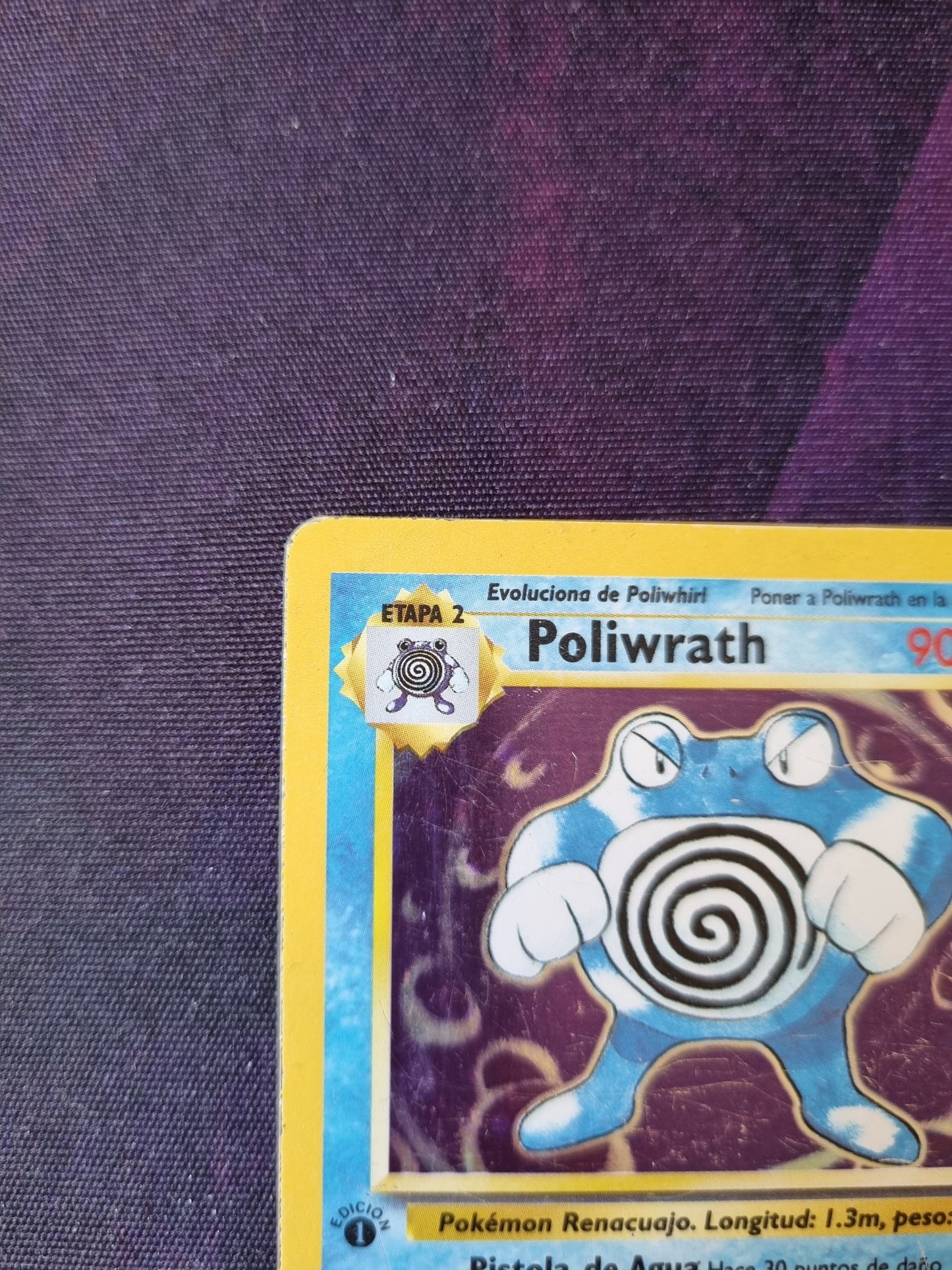 Poliwrath 1era Edición - 13/102 Base Set 1999 Holo Rare - Español