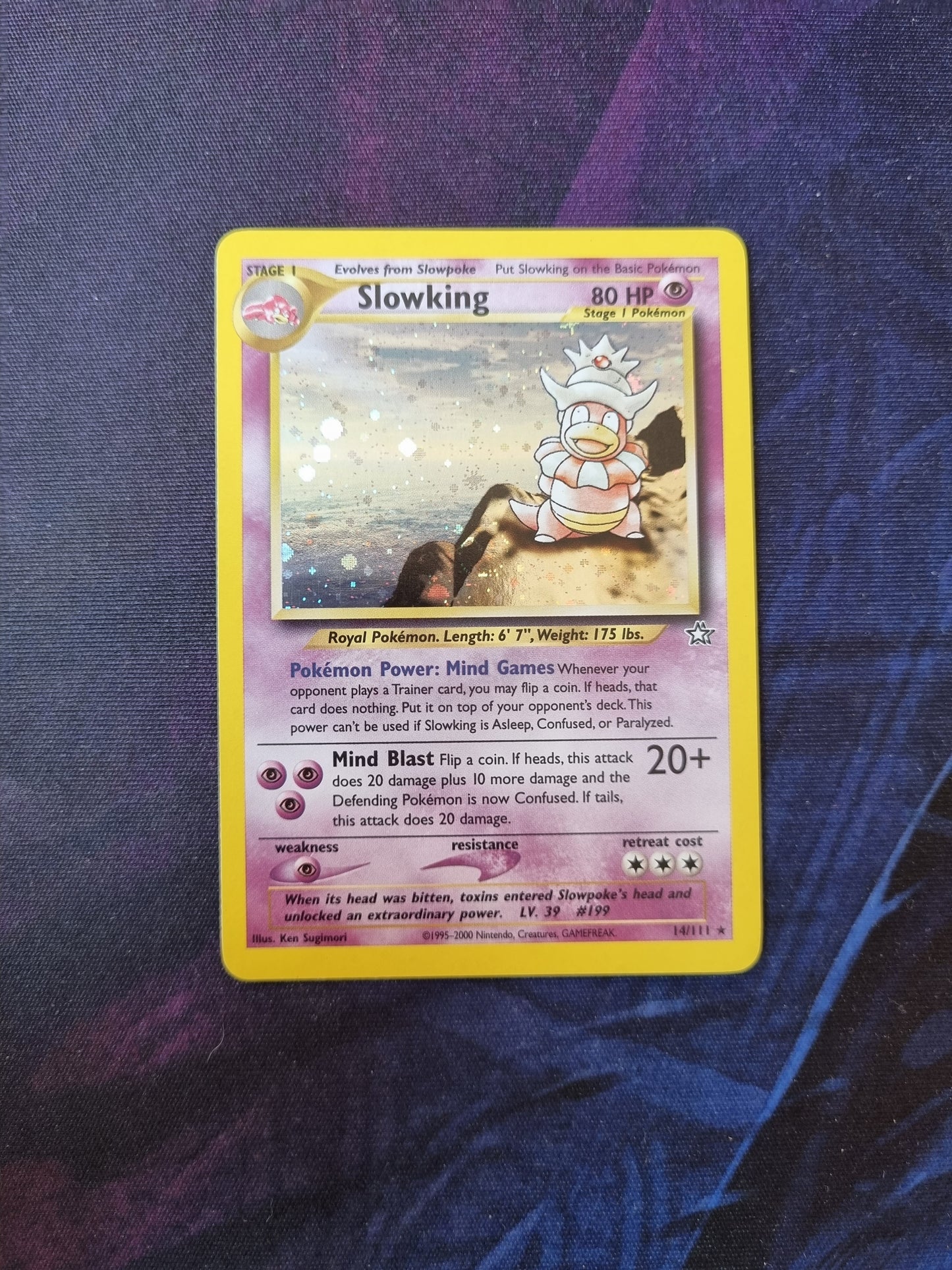 Slowking - 14/111 Neo Genesis Holo Rare - Inglés