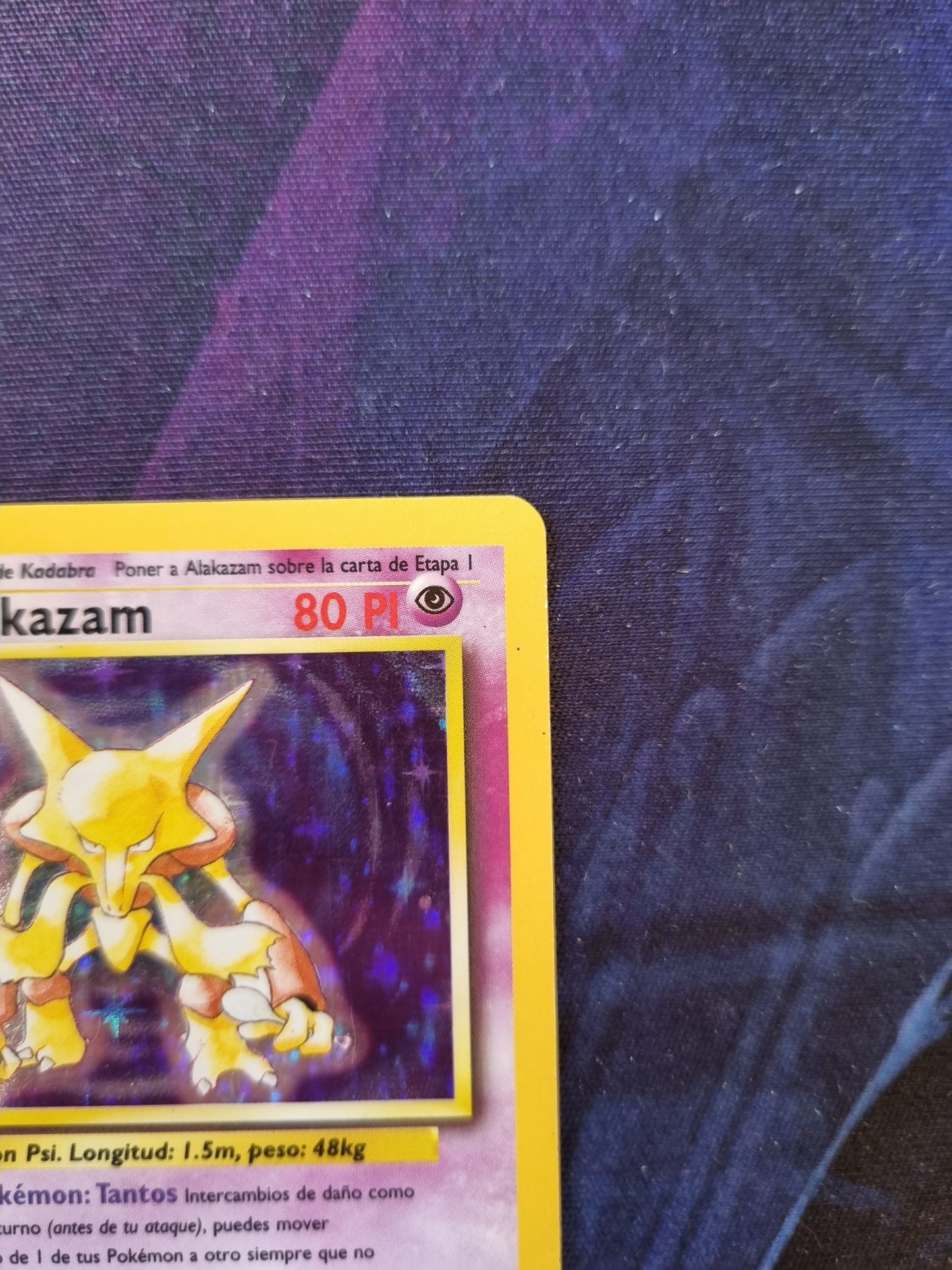 Alakazam 1era Edición - 1/102 Base Set 1999 Holo Rare - Español