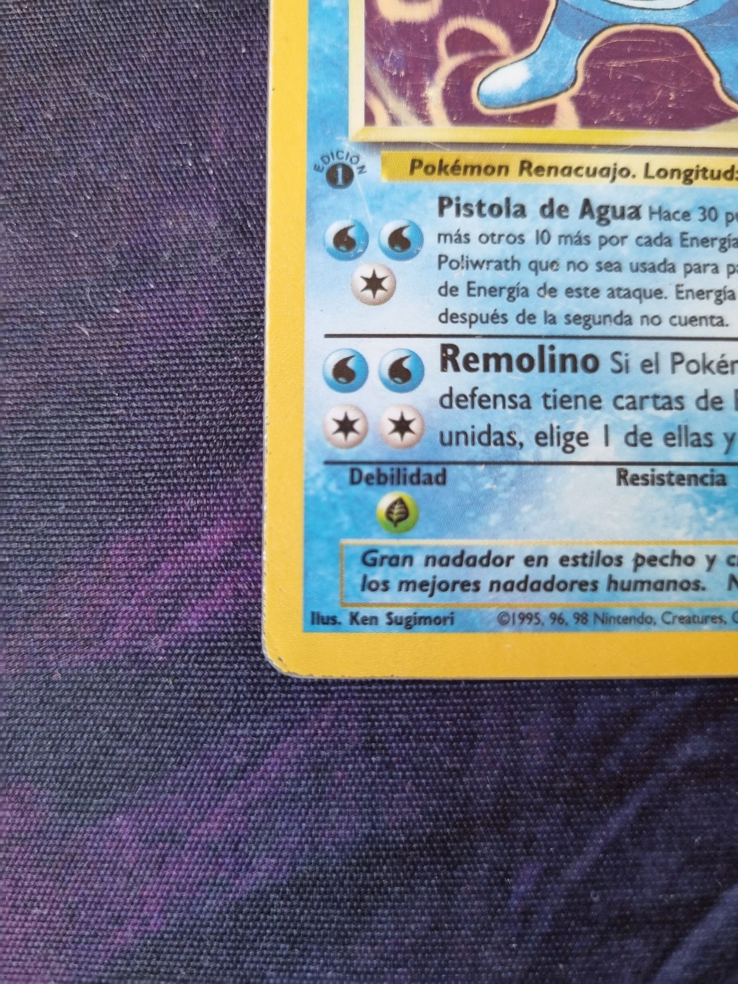 Poliwrath 1era Edición - 13/102 Base Set 1999 Holo Rare - Español