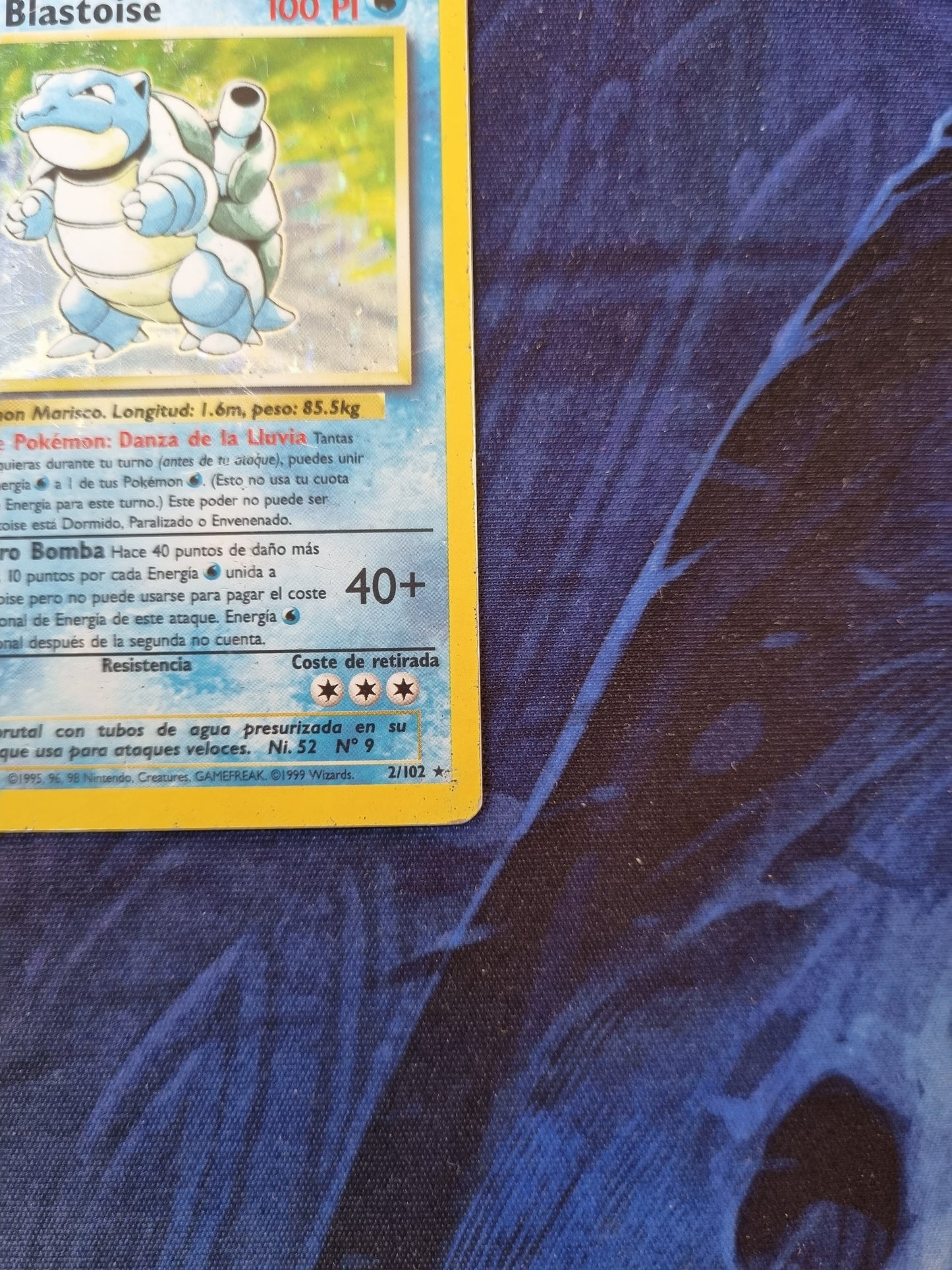 Blastoise - 2/102 Base Set Holo Rare - Español