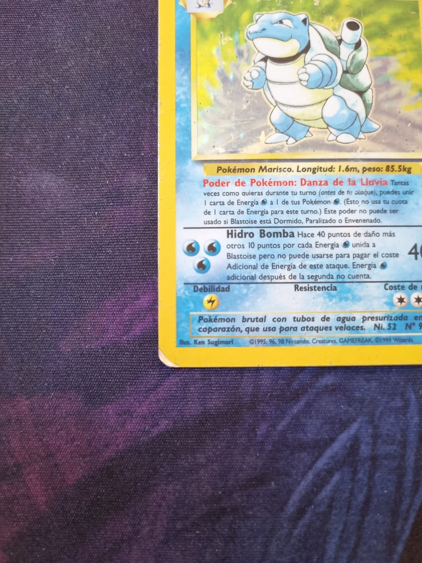Blastoise - 2/102 Base Set Holo Rare - Español