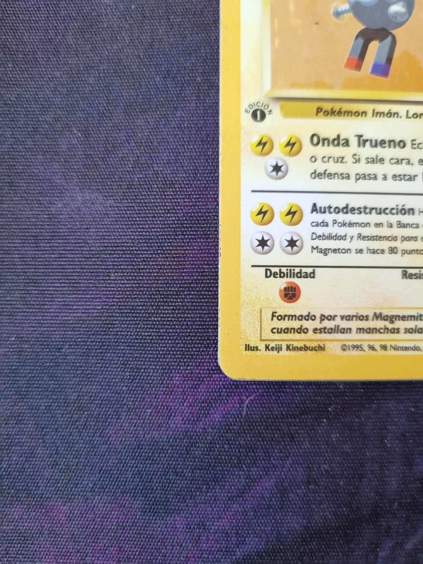 Magneton 1era Edición - 9/102 Base Set 1999 Holo Rare - Español