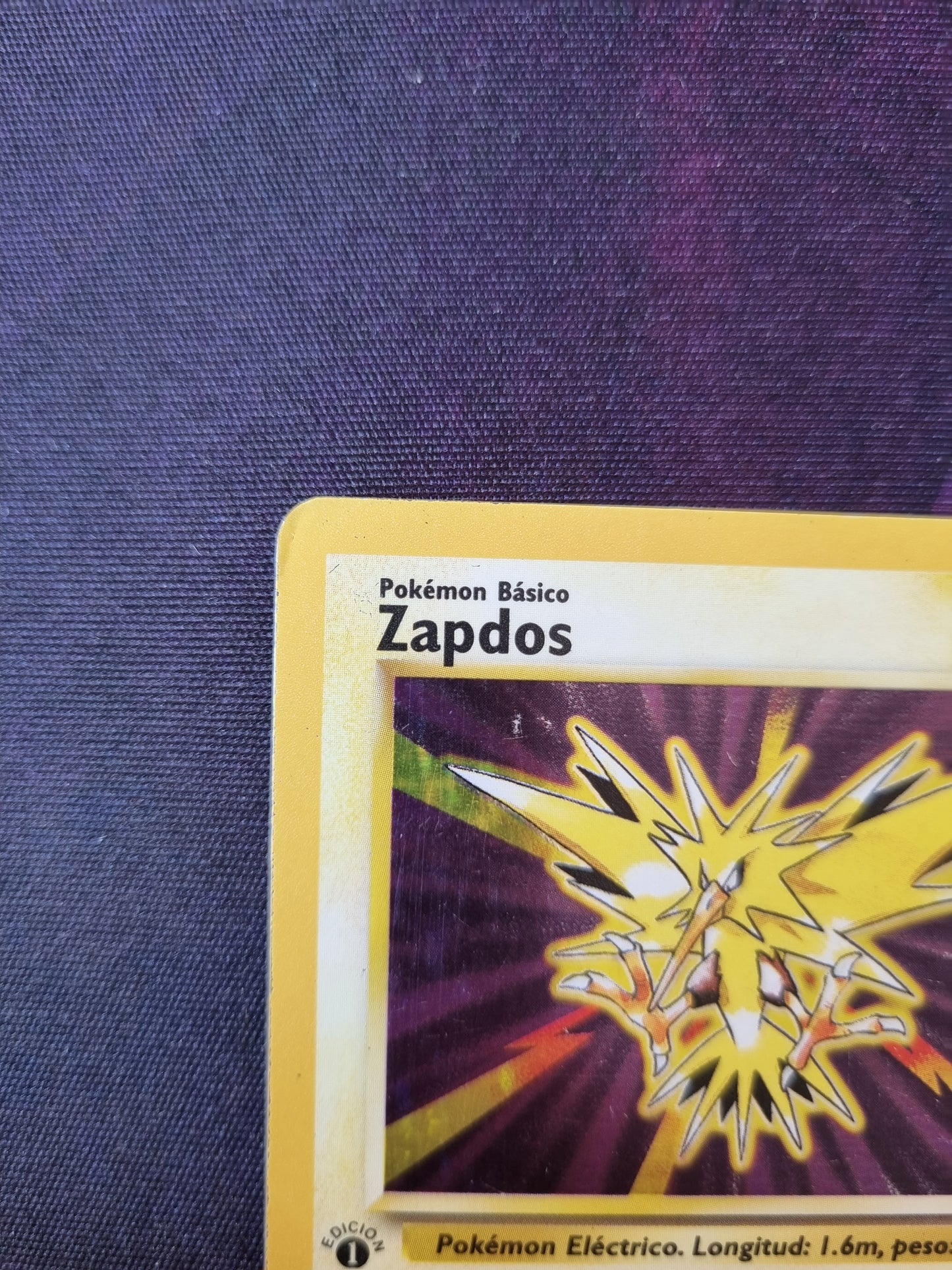 Zapdos 1era Edición - 16/102 Base Set 1999 Holo Rare - Español