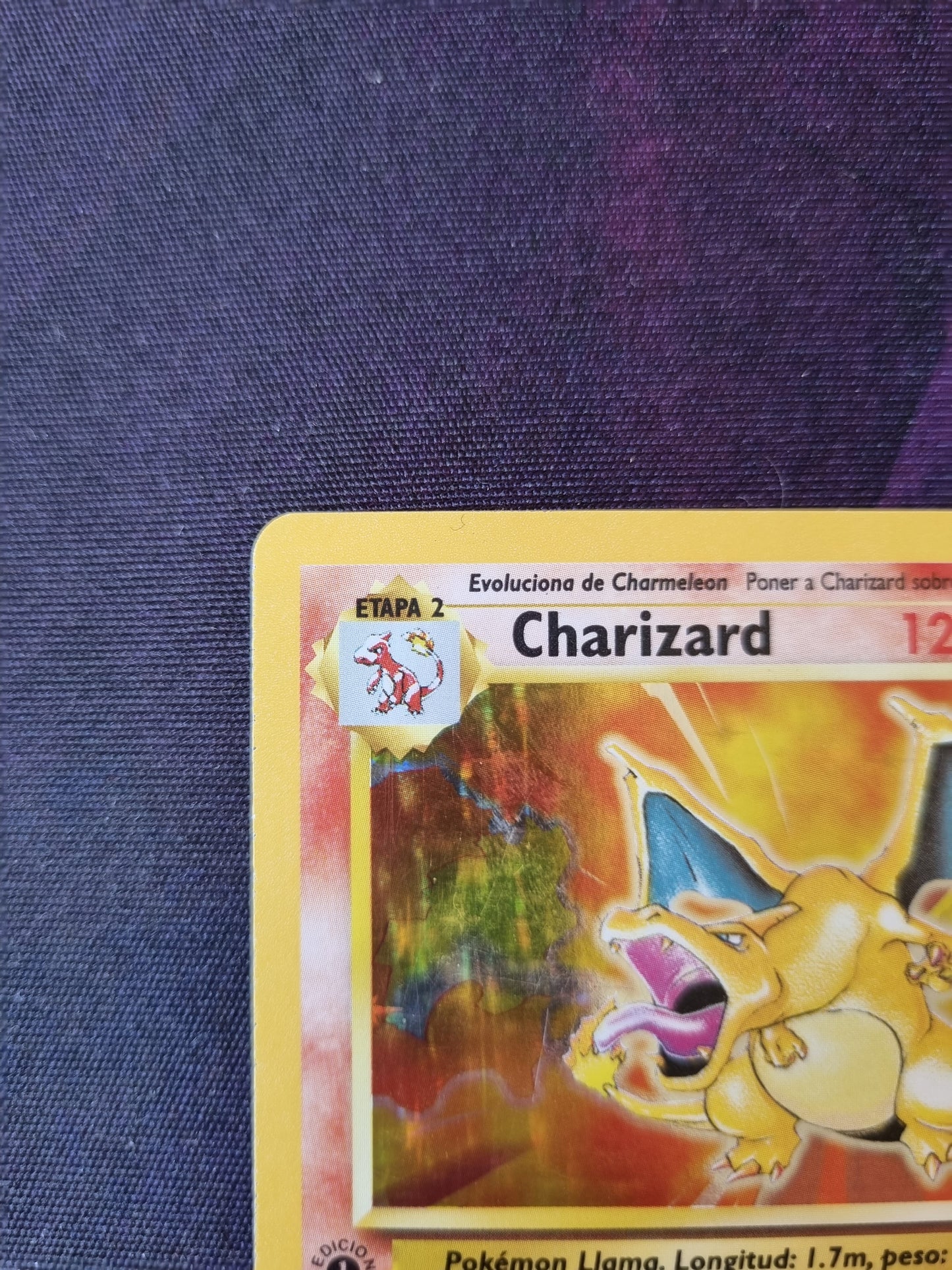 Charizard 1era Edición - 4/102 Base Set 1999 Holo Rare - Español