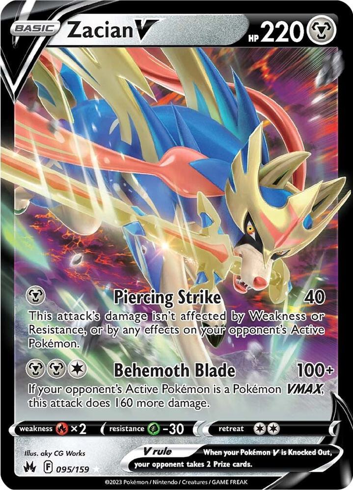 Zacian V - Crown Zenith 095/159 Ultra Rare