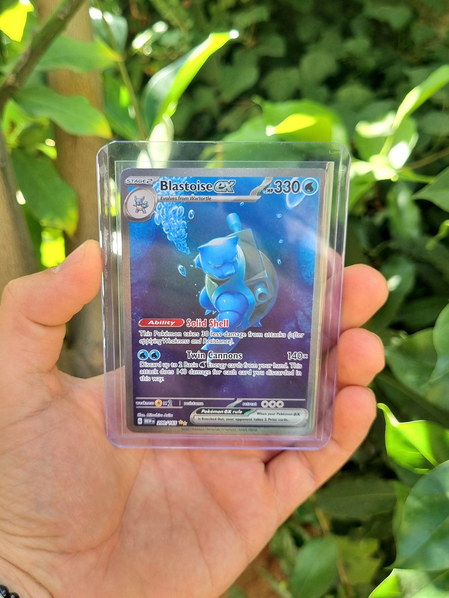 Blastoise ex - 200/165 Scarlet & Violet 151 Special Illustration Rare