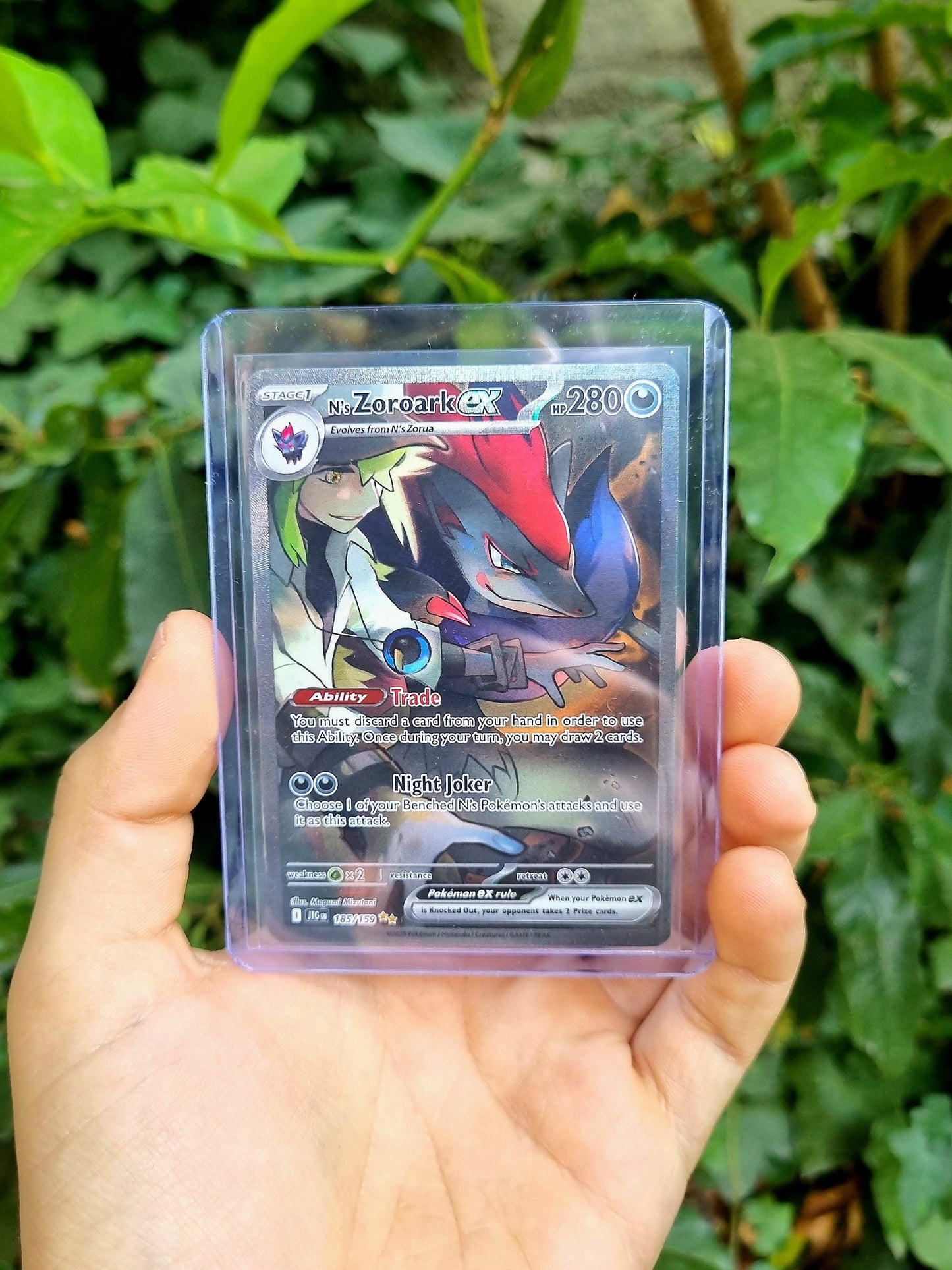 N's Zoroark ex - 185/159 Journey Together Special Illustration Rare