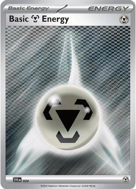 Metal Energy SV 024 Reverse Holo - Black Bolt & White Flare
