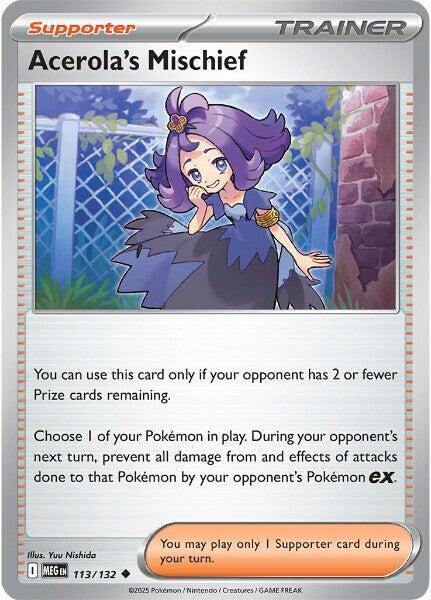 Acerola's Mischief - 113/132 Mega Evolution Uncommon