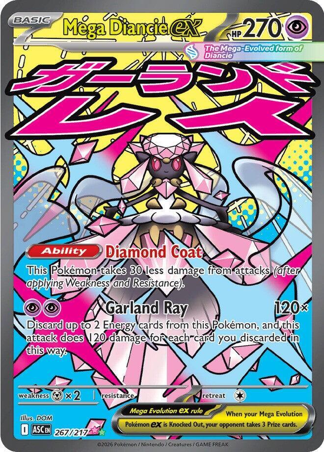 Mega Diancie ex - 267/217 Ascended Heroes Mega Attack Rare