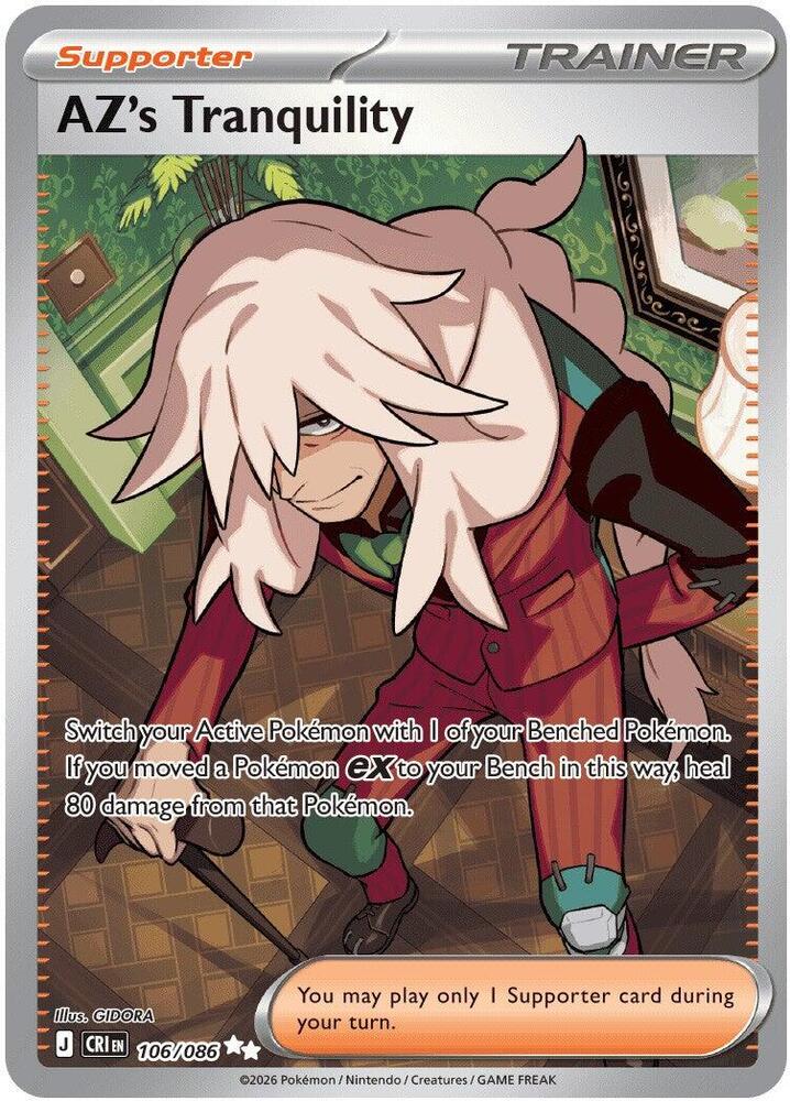 AZ's Tranquility - 106/086 Chaos Rising Ultra Rare