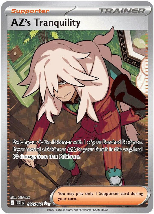 AZ's Tranquility - 106/086 Chaos Rising Ultra Rare