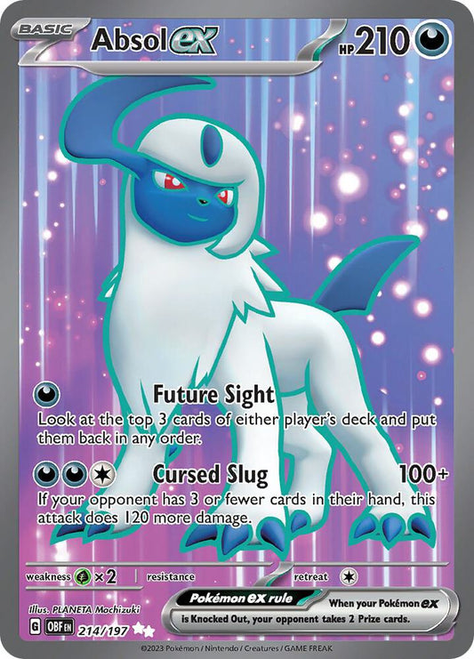 Absol EX - Obsidian Flames 214/197 Ultra Rare